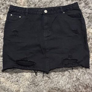 BooHoo Denim Skirt